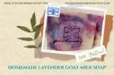 Buy homemade lavender goat milk soap at best price