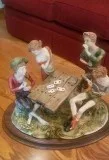 Campodimonti Figurine &quotEra of Card Playing&quot