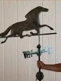 Weathervane-Copper Race Horse