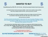  WE BUY  We BUY from all over the USA Canada and most of the wor