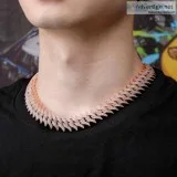 20mm 18k Gold Plated Miami Thorn Link Chain