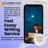 Fast Essay Writing by Professional Essay Writer in Australia