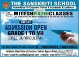 The Sanskriti School Best Cbse School Admission Open in Bhopal
