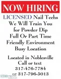 Now Hiring Nail Technicians