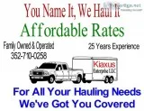 You Name It  We Haul It -- Your Urgency Is Our Top Priority