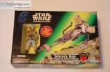 Star Wars Power of The Force Speeder Bike wPrincess Leia  in End