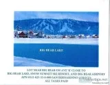 LOT NEAR BIG BEAR LOCATED ON AVE K CLOSE TO BIG BEAR LAKE 518012