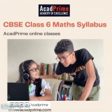 Online CBSE Class 6 Maths Syllabus