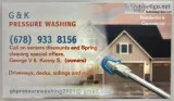 Pressure washing services