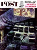 Saturday Evening Post May 13 1961 - Drive-In Movie in the Rain