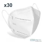 30 white n95 face mask-reusable (pack for a month) |Richesm.com