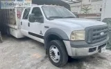 2007 FORD F450XL CREW CAB FLATBED TRUCK 82401213