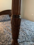 Cherry King Rice Carved bed