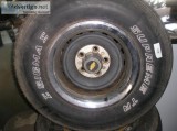 4 15 inch chevy rally wheels and tires