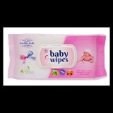 Biodegradable baby skincare wipe