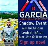 Live mobile home investing event