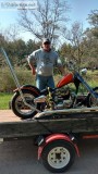 1966 650 triumph Bonneville hardtail chopper
