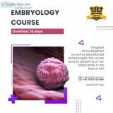 Why embryology training should be provided?