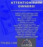 Park services mobile homes