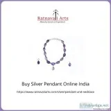 Buy Silver Pendant Online India  Ratnavaliarts