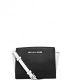 Michael Kors IndiaBlackWhite Selma Mini Crossbody