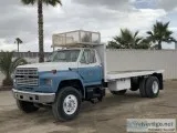 1986 FORD F8000 FLATBED TRUCK 53905213