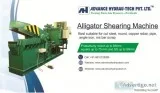 Alligator Shear for Cutting a Large Variety of Metal Scrap