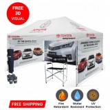 Wide range of printed tents pop up tent with sides custom canopy