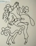 New - Hand-Made Wall Characters - Dancing Couple