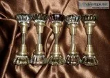 Vintage Antique Clear Glass Door Handles