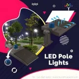 LED Pole Lights Uniform Brightness