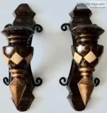 New - Pair of Resin Wall Mounted Candle Holders