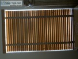 Wood vertical blinds