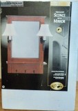 New - (Plug-into Outlet) Hampton Bay Two Light Sconce With Mirro