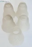 New - (5) Frosted Glass Lampshades