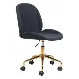 Buy Zuo Furniture Miles Office Chair Black  Office Chairs  Grays