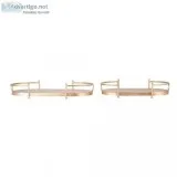 Gold finish Tray  Chic Paradis Luxe