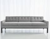 Buy Global Views Bevel Sofa-Muslin  Sofas and Sectionals  Grayso
