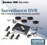 Bunker Hill Security 4 Color Camera System Complete In Box VG Co