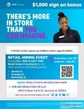 ATandT RETAIL HIRING EVENT (&bullAurora IL &bullOswego IL &bullP