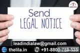 Send legal notice - Lead India Law Associates