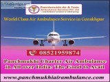 World Class Air Ambulance Service in Gorakhpur Uttar Pradesh by 