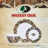 Mossy Oak Break-Up Infinity 12-Piece Dinnerware Set  Casual 12-p
