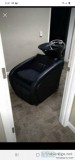 European shampoo bowl with built in chair