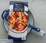 Member s Mark - 2 Piece - Enamel - Cast Iron Skillets