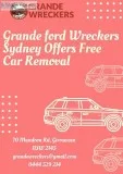 Grande ford Wreckers Sydney Offers Free Car Removal
