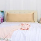 Beige body pillow cover