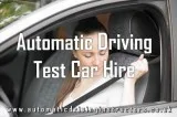 Automatic Driving Test Car Hire Services from The Best Driving S