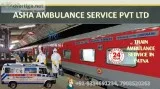 Book Train Ambulance Service with EMS and medical equipment for 