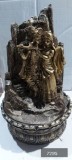 Radha krishna statue water fountain with led light